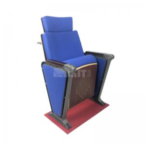 China Hall Theater Seats Church Auditorium Chair With Writing Pad Leature Tables on sale