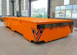 Quality Steering Mechanism Flatbed 50T Busbar Powered Transfer Cart wholesale