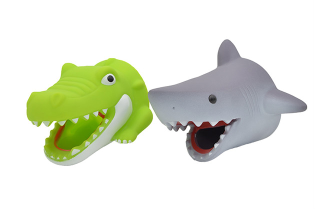 Bath Spout Cover Kids Faucet Extender Crocodile Shark Shaped PVC Material