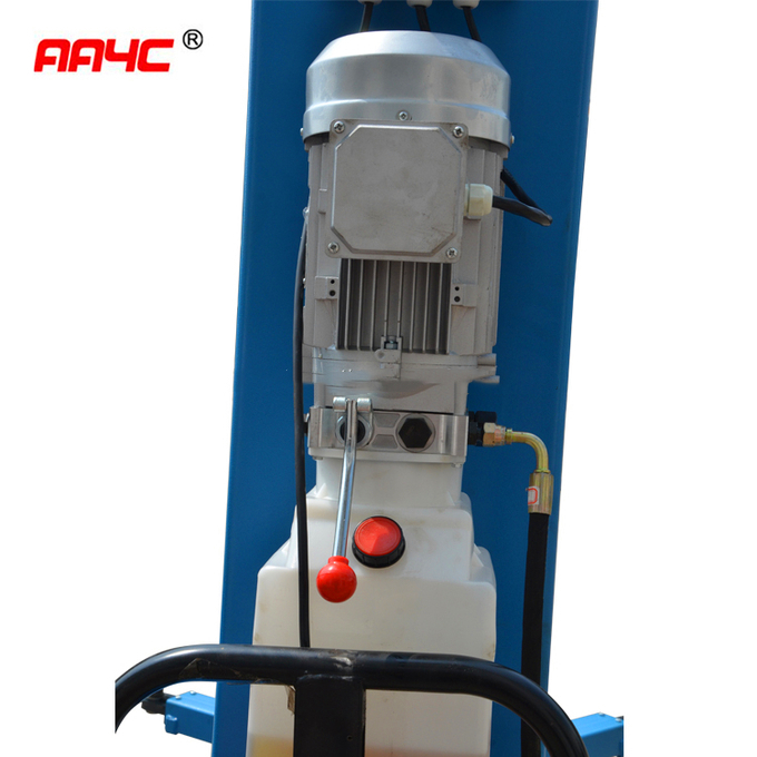 Hydraulic One Post Vehicle Lift Single Post Car Hoist 2.5T 1.8M Manual Parking