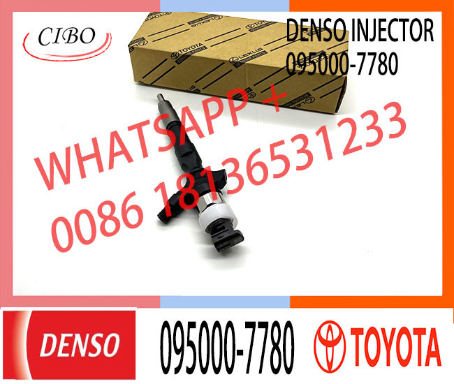 High Quality Cars Common Rail Engine Fuel Diesel Injector Nozzle 23670-39310 095000-7780 For Toyota Hilux 3.0 d4d 1kd
