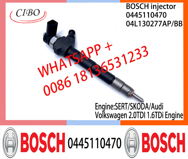 BOSCH Diesel Common Rail Fuel Injector 0445110468 0445110469 0445110470 0445110471 For SERT/SKODA/Audi/Volkswagen 2.0TDI