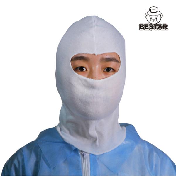 Cotton OSFA Ppe Hood Disposable Surgical Hood Protective 14INCH