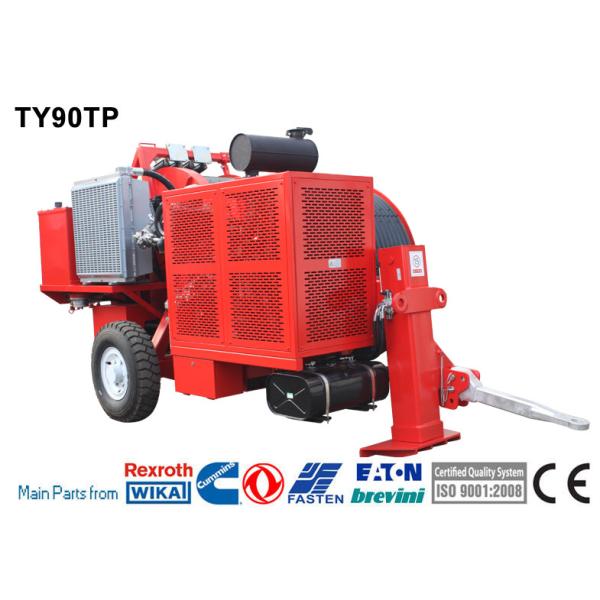 Cheap Electronically Controlled Hydraulic Cable Puller Tensioner Stringing Equipment for sale