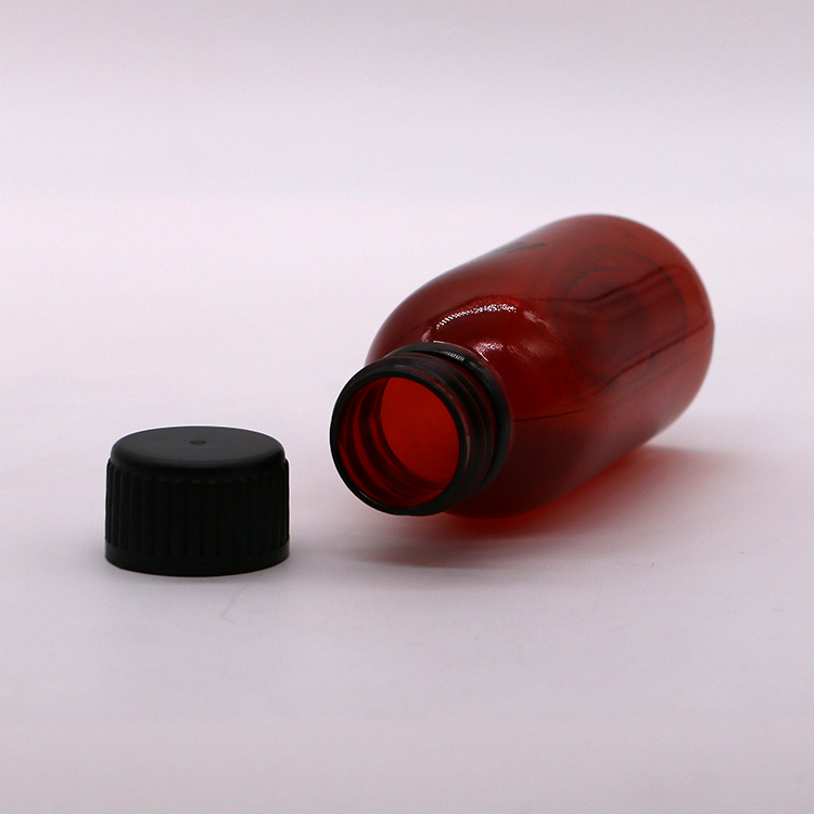 100ml Medical Grade Oral Liquid Medicine in Plastic Bottle with Measuring Cup Included