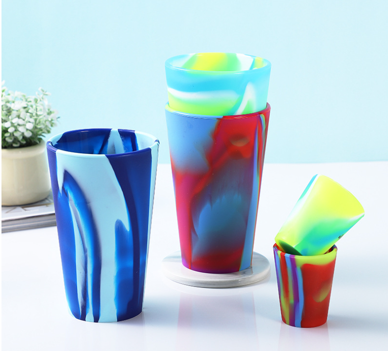 Sustainable Silicone Rubber Unbreakable Shot Glass Reusable Shatterproof Cup for Parties