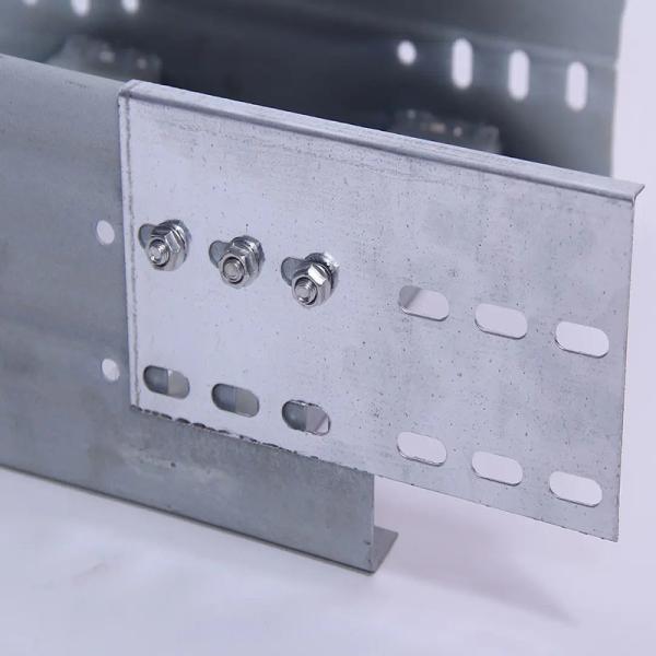Galvanized Steel Cable Tray Fittings With Mounting Hardware Fire Resistant