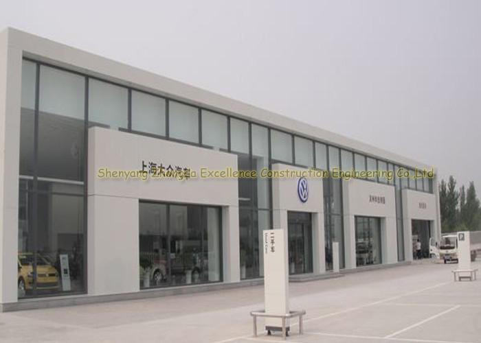 Quality Modern Steel Frame Structure Prebaricated 4S Car Exhibition Center Hall wholesale