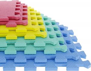 Quality EVA Foam Mat Tiles - Interlocking Padding for Garage, Playroom, or Gym Flooring - Workout Mat or Baby Playmat wholesale