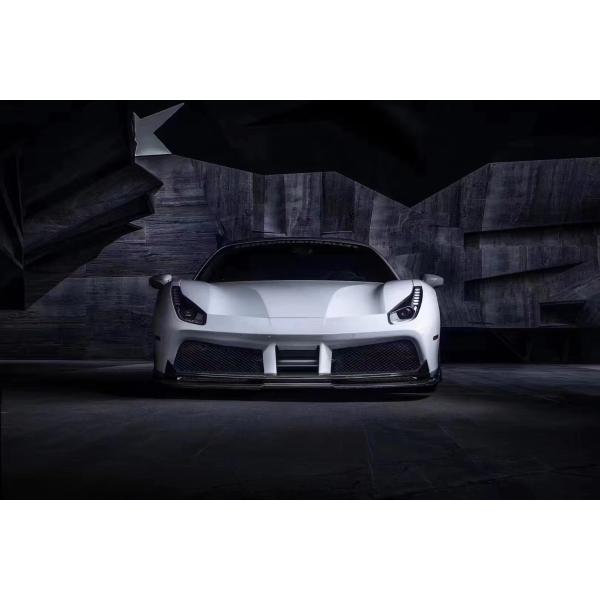 For Ferrari 488 Carbon Fiber Body Kit 488 Upgraded Vors Style Carbon Fiber Front Lip Diffuser Spoiler Body Kit