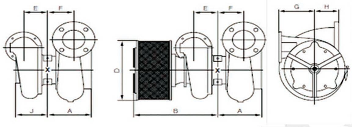 Mixed Flow Turbo Rotor ABB Turbocharger Shaft RR Series Marine Turbocharger Parts