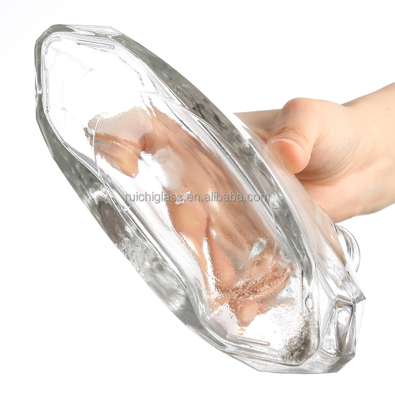 Aluminum Plastic PP Collar Material 700ml Brandy Glass Bottle for Custom Design Beverage