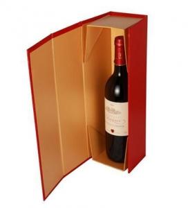 China 1 Bottle Foldable Wine Box Customized According To Any Color on sale