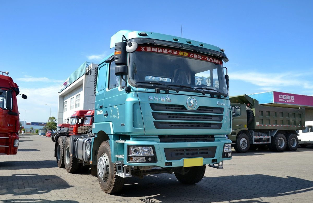 Chinese Tractor Trucks Shacman 6X4 F3000 Flat Cab Diesel Tractor Head Truck