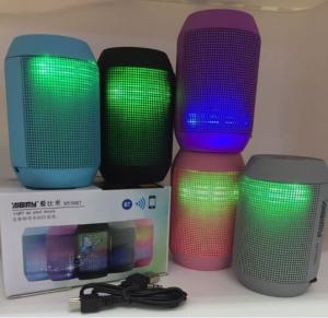 Quality MY500BT Mini Bluetooth Wireless Speaker Portable Stereo Speakers 3D Sound led lights TF wholesale