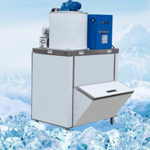 China 300kg/24h Seawater Flake Ice Machine Commercial Stainless Steel Frozen Snow Cone Maker on sale