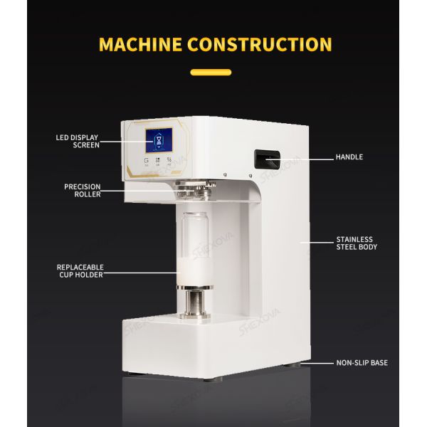 CE Certification Counting Can Sealing Machine in operation