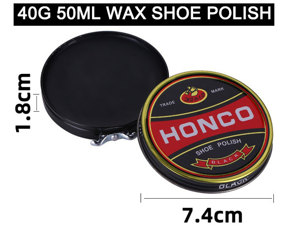 Brown Polish Dark Tan 40g 50ml Wax Shoe Polish Leather Solid Wax Protector Shoe Care Product