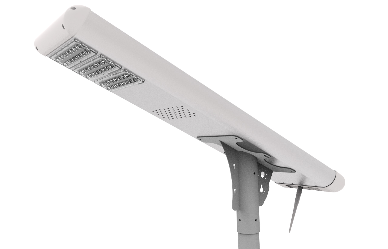 Wireless Mesh Controls Outdoor Waterproof Ip65 All In One Solar Led Solar Light