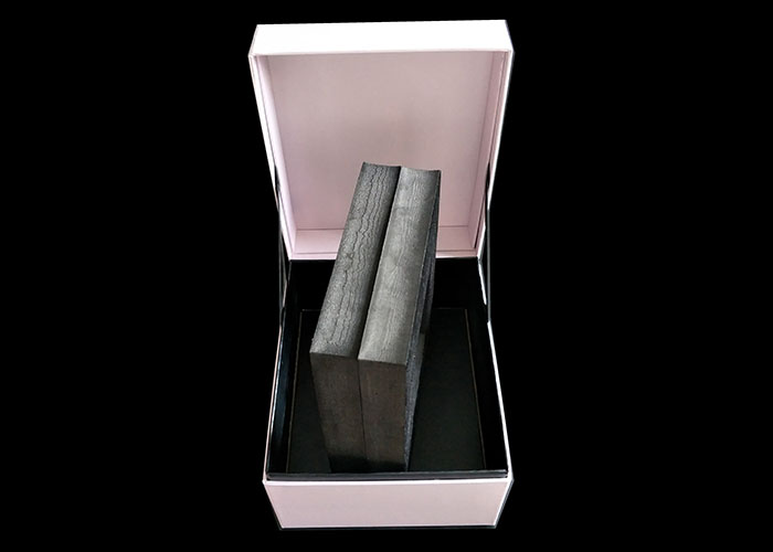 Pink Color Book Shaped Jewelry Box Foam Tray Insert Lid And Base Craft