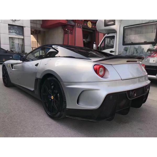 For Ferrari 599 Body Kit 599 Upgraded VORS Style Front and Rear Bumper Side Skirt Spoiler Carbon Fiber Body Kit