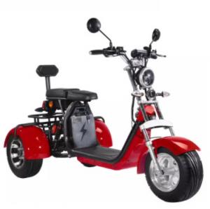 China Red Green Three Wheel Electric Mobility Scooter For Adults Street Legal 60-80km 2000W on sale