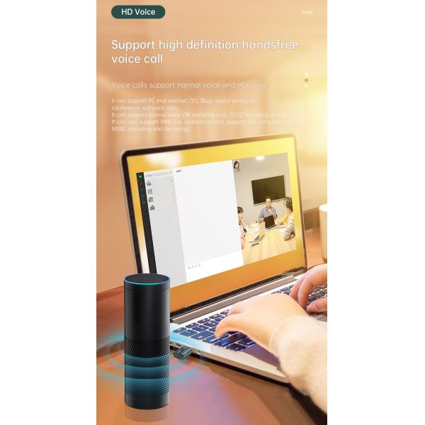 Wireless Stereo 10M Bluetooth Audio Receiver For PC TV Support AVRCP