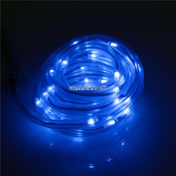 Remote ControL Outdoor Clear Hanging Garden String Light 100 LED Decorative Pipe