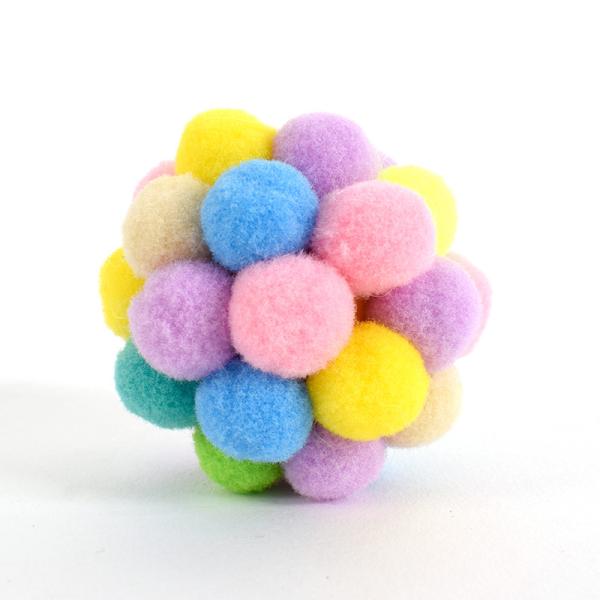 Colorful Pet Play Toys Portable PP Cotton Material Any Logo Available