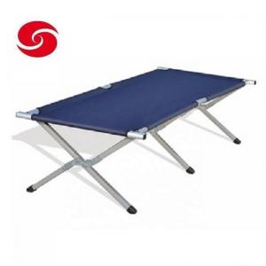 China Navy Outdoor Folding Bed on sale