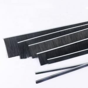 China Flexible Nylon Brush Seal Strip Customization For Fire Door on sale