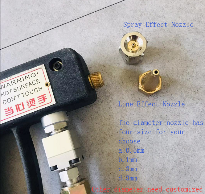 7L Face Mask Glue Machine With Mist Spray Gun with PLC Control System