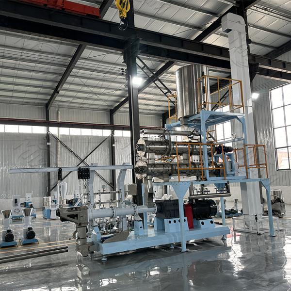 Multifunction Stainless Steel Dry Pet Food Machine Extruder Processing Line