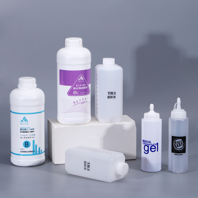 Food Grade Round 1 Liter Hdpe Bottle Plastic Sample Bottles For Agricultural Pesticide Packing