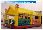 Sunflower Waterproof Inflatable Amusement Park 0.55mm PVC Tarpaulin For Kids