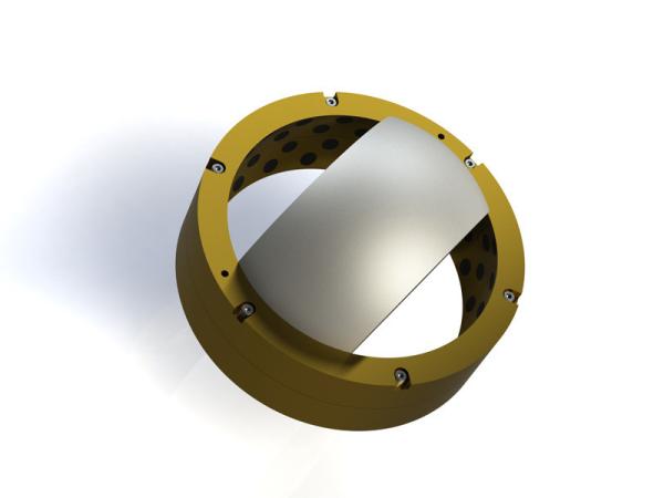 Water Lubricated Elastomeric Polymer Alloy Joint Bearing For Customized