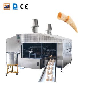 Quality Large Scale Wafer Cone Making Machine With CE Gas Heating wholesale