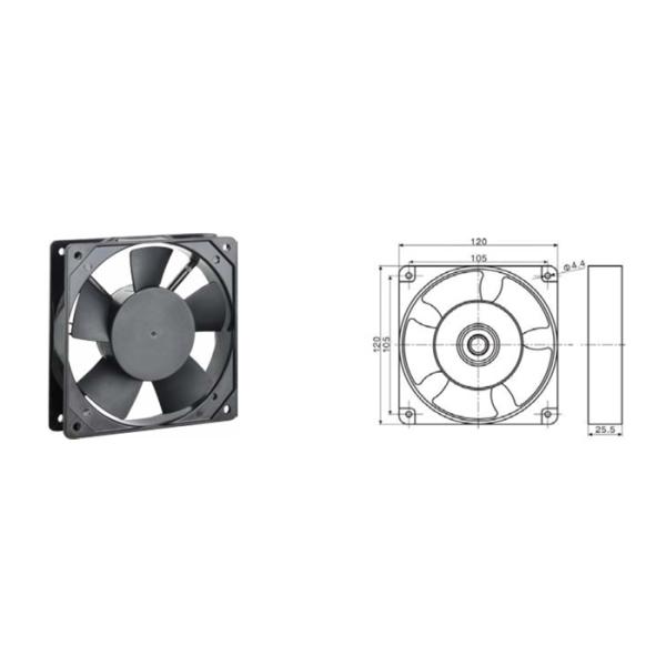 Centrifugal Ventilation Wall Mount Axial Fan Plastic PBT Industrial Exhaust Fan Cooling