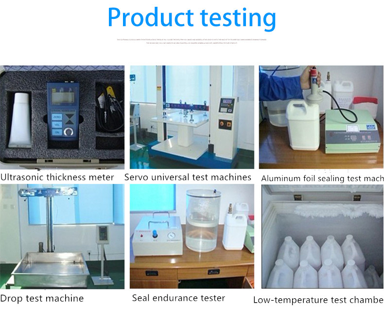1L White HDPE Plastic Fluorinated Bottle For Pesticide Packing Customized