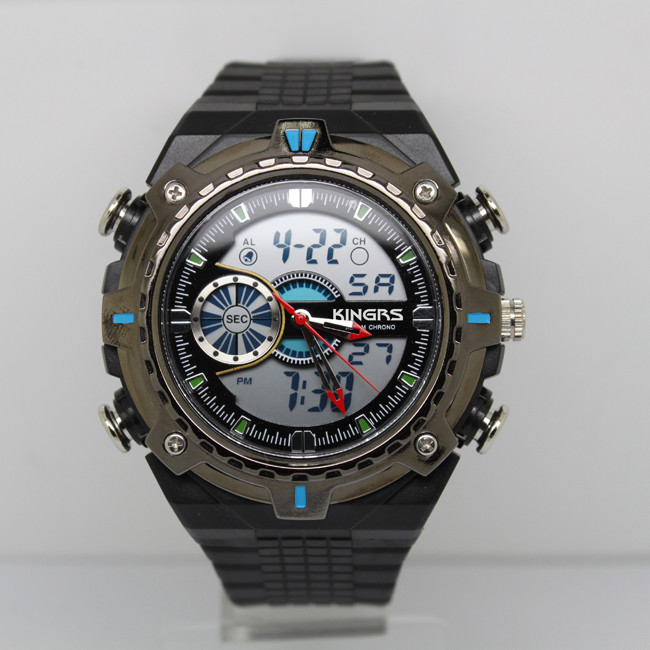 Quality Analog water proof simple Digital Wrist Watches WITH Plastic band wholesale