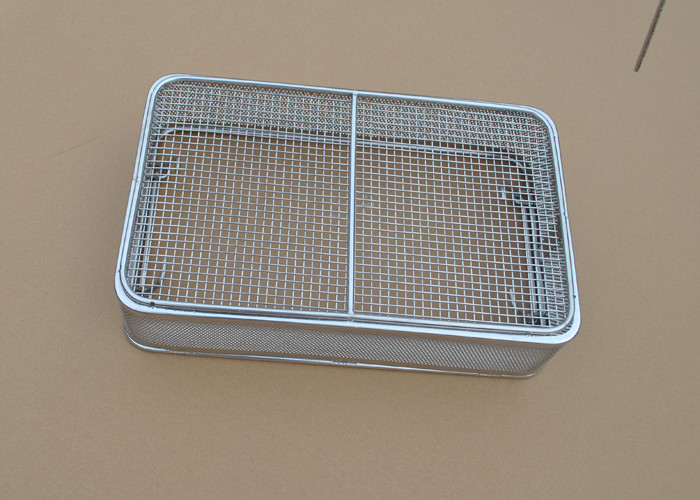 Quality 304 Medical Cleaning Wire Mesh Baskets Metal Wire Disinfect Basket wholesale
