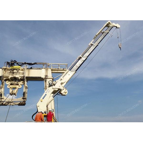 2.5T Offshore Shipboard Crane 22M Telescopic Folding Boom