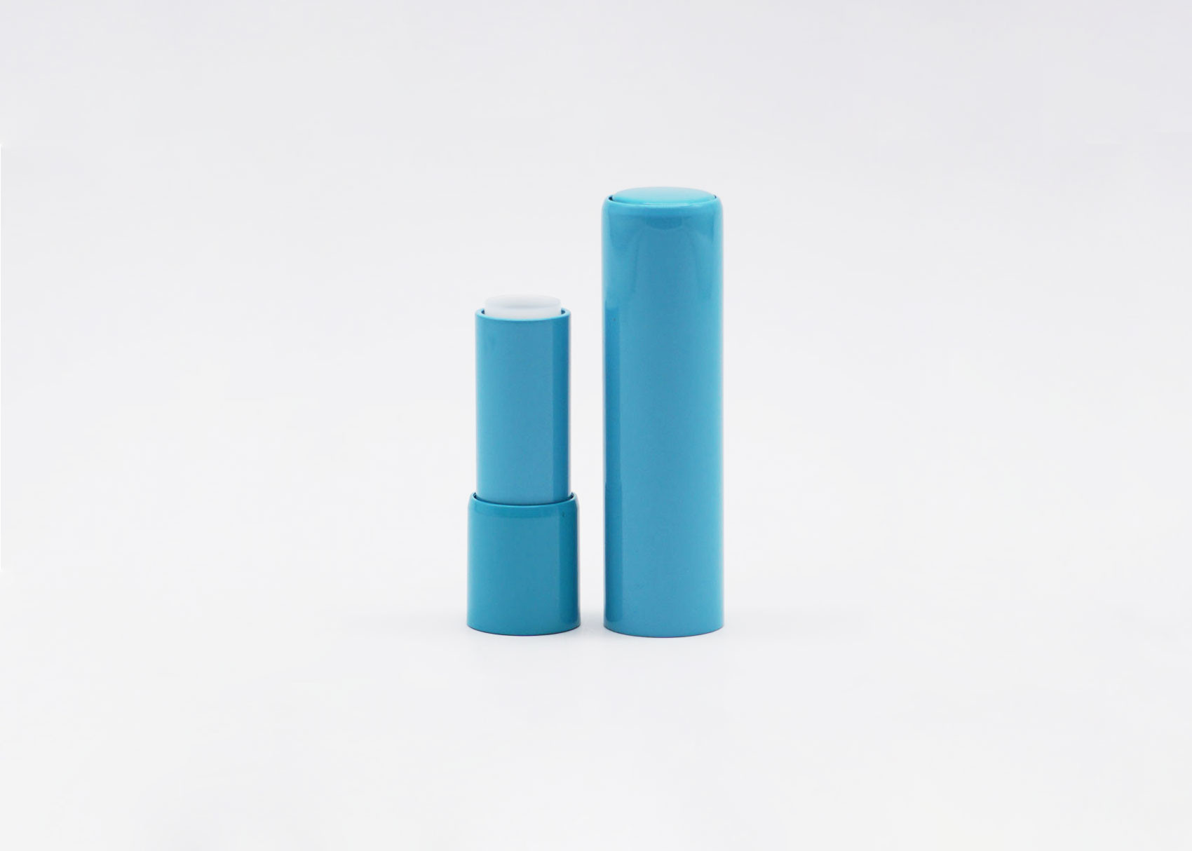 ISO9001 Blue Reusable Refillable Lip Balm Tube Applicator