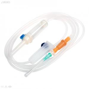 China 150cm Transparent Medical Disposable IV Infusion Set With Air Vent on sale