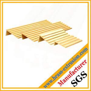 floor Brass non-slip nosing profile sections brass floor stair noising 5~180mm ODM OEM Brushed, polished, electroplated,