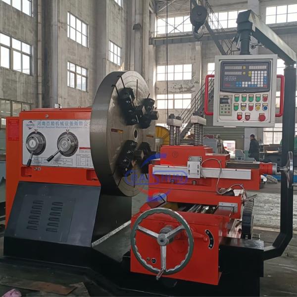 Cheap CNC Big Head Face Lathe Machine Universal Tyre Mold Machining for sale