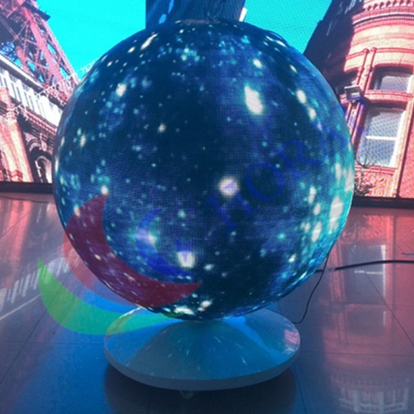 High Resolution Ball LED Display Advertising Indoor Led Screens Rental Stage