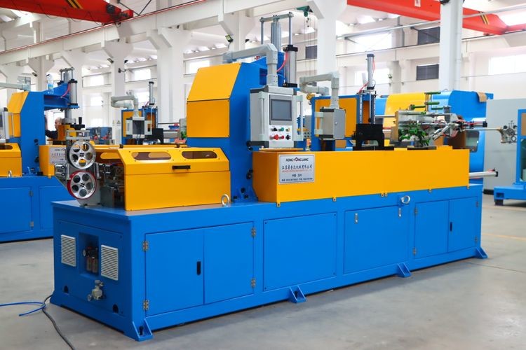 Automatic Detection Automatic Cable Strapping Machine Coil With PLC Control Panel