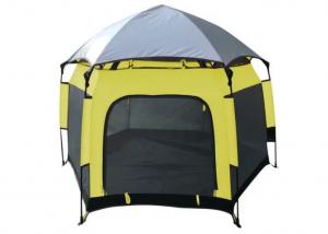 Quality Inflatable Air Tent  Poly Cotton  Yellow Water Proof Four-Season Tent wholesale