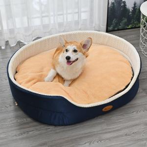 China Dog Kennel All Year Round Thick Cushion Golden Hair Large Dog Sofa Winter Supplies Double Decker Dog Bed Pet Bed on sale